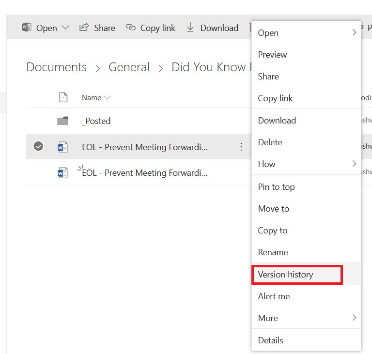 Did You Know There s Version History For Microsoft Teams Files Too
