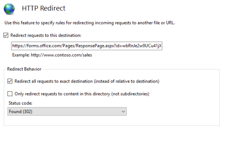 Did you know … you can redirect custom URLs to Microsoft Forms? – Lisa's  Home Page